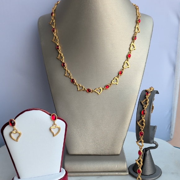 Park Lane Jewelry - Vintage Park Lane Jewelry Set Necklace Bracelet Earrings